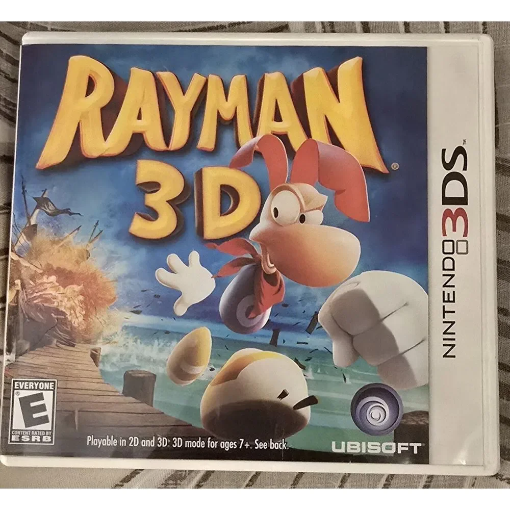 Nintendo‎ 3DS Rayman 3D Game. Complete with Manual And Case. Tested & Working